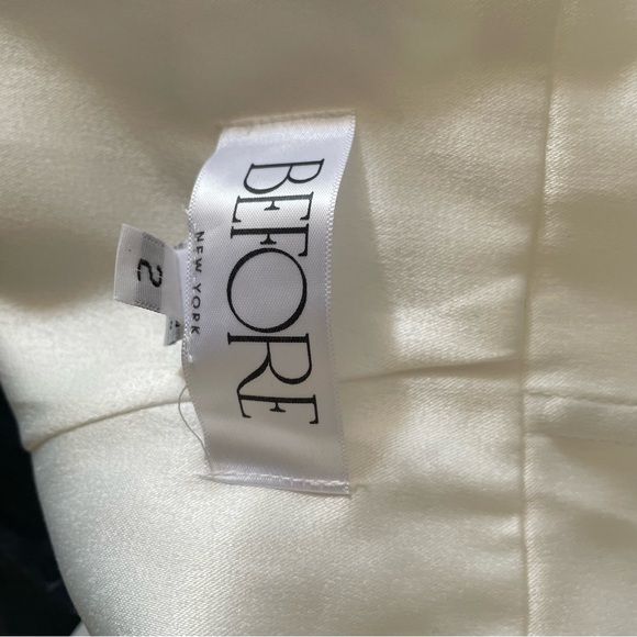 Before by Sarah Seven White Mini Wedding Dress - Picture 3 of 4